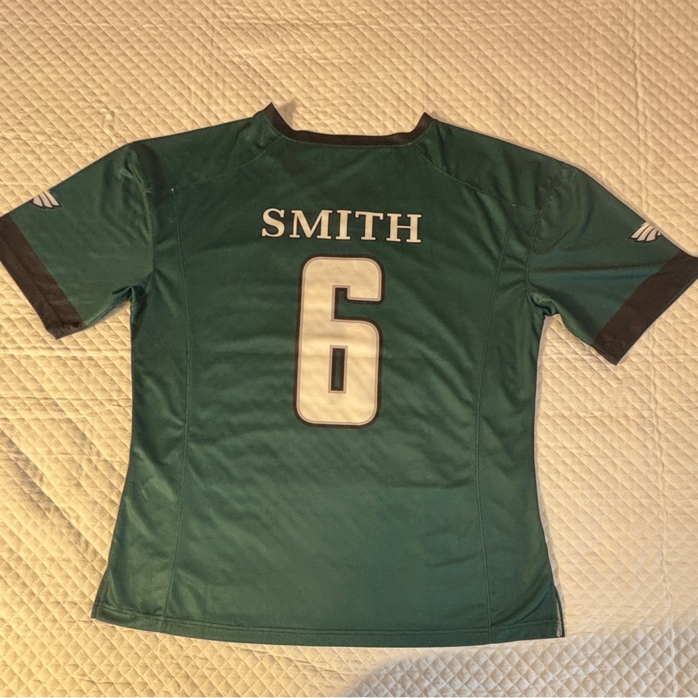Devonta Smith,Philadelphia eagles green, white and black print jersey size 2X